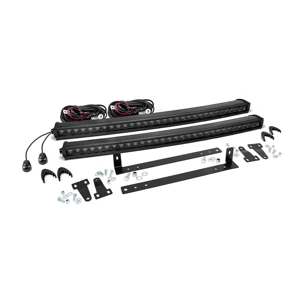 Ford-30-Inch-Dual-Led-Grille-Kit-Black-Series-09-14-F-150-Rough-Country