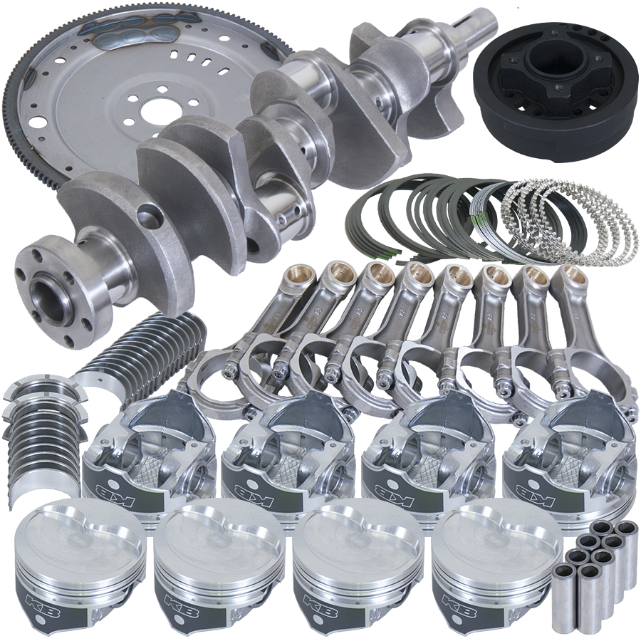 Ford-302-V-Rib-Belts-157-Tooth-Flexplate-Balanced-Rotating-Assembly-5.400In-I-Beam-.030-Bore