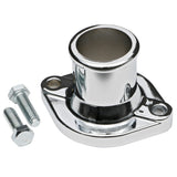 Trans-Dapt 7453 FORD 351C STEEL WATER NECK; STRAIGHT-UP NECK DESIGN- CHROME FINISH