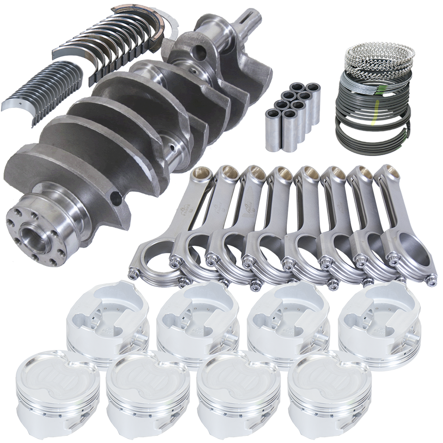 Ford-4.6L-4-Valve-Heads-Rotating-Assembly-Kit---5.950In-H-Beam-.020-Bore