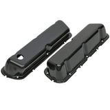 Trans-Dapt 7439 FORD 5.0L ('86-95) STEEL VALVE COVERS; REPRODUCTION-STYLE- BLACK FINISH