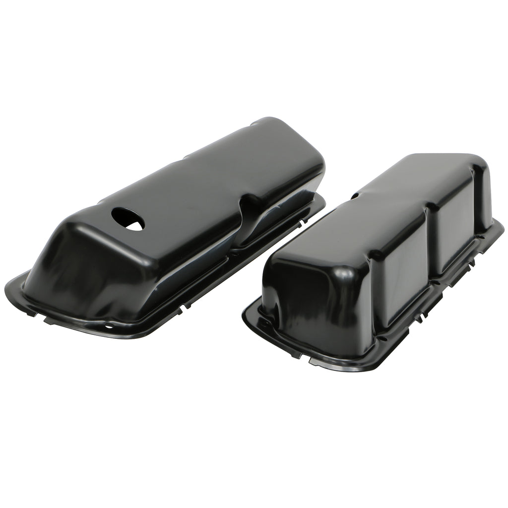 Ford-5.0L-(86-95)-Steel-Valve-Covers;-Reproduction-Style--Black-Finish