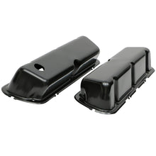 Load image into Gallery viewer, Ford-5.0L-(86-95)-Steel-Valve-Covers;-Reproduction-Style--Black-Finish