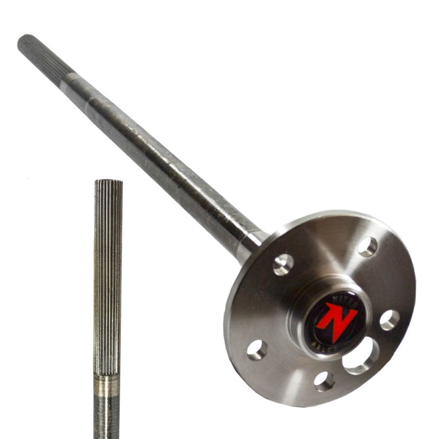 Ford-8-And-9-Inch-28-Spline-25.5--33-Inch-Cut-To-Length-5-Lug-Rear-Axle-Shaft-Nitro-Gear--Axle
