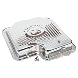 Trans-Dapt 9125 FORD C-6-CHROME Transmission Pan; Stock Capacity; Stock Depth; FINNED Bottom