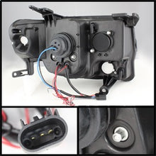 Load image into Gallery viewer, Ford-Escape-08-12-Projector-Headlights-Halogen-Model-Only---Drl-Black-Pro-Yd-Fes08-Drl-Bk