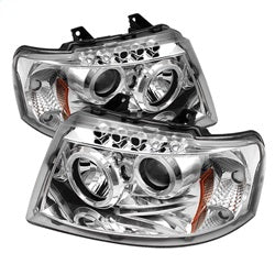 Ford-Expedition-03-06-Projector-Headlights-Led-Halo-Led-Chrm-Low-9006-Pro-Yd-Fe03-Hl-C