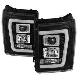 Ford-F-250F-350F450-Super-Duty-11-16-V2-Projector-Headlights---Black-(Pro-Yd-Fs11v2-Lb-Bk)