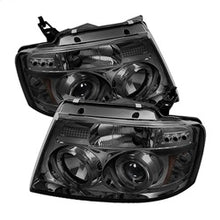 Load image into Gallery viewer, Ford-F150-04-08-Projector-Headlights-Version-2-Led-Halo-Led-Smke-Pro-Yd-Ff15004-Hl-G2-Sm