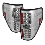 SPYDER 5008404 LED Tail Lights - Chrome