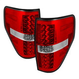 SPYDER 5008534 LED Tail Lights - Red Clear