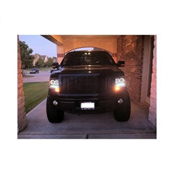 Ford-F150-09-14-Projector-Headlights-Halogen-Model--Led-Halo-Led-Chrm-Pro-Yd-Ff15009-Hl-C