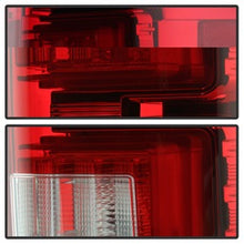 Load image into Gallery viewer, Ford-F150-2015-2017-Light-Bar-Led-Tail-Lights---Red-Clear-Alt-Yd-Ff15015-Lbled-Rc