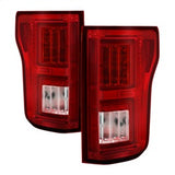 SPYDER 5083692 LED Tail Lights - Red Clear