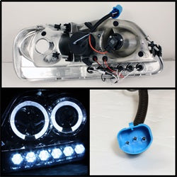 Ford-F150-97-03-Projector---Led-Halo-Amber-Reflctr-Led-Smke-Pro-Yd-Ff15097-1P-Am-Smc