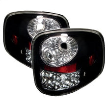 Load image into Gallery viewer, Ford-F150-Flareside-97-03-Led-Tail-Lights-Black-Alt-Yd-Ff15097fs-Led-Bk