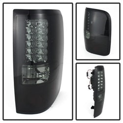 Ford-F150-Side-04-08-(Not-Fit-Heritage--Svt)Led-Tail-Lights-Blk-Smke-Alt-Yd-Ff15004-Led-Bsm