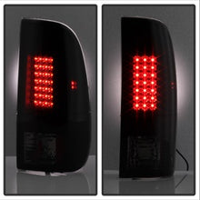Load image into Gallery viewer, Ford-F150-Side-97-03F250-Super-Duty-99-07-Led-Tail-Lights-Blk-Smke-Alt-Yd-Ff15097-Led-Bsm