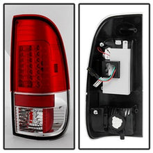 Load image into Gallery viewer, Ford-F150-Styleside-97-03F250-Version-2-Led-Tail-Lights-Red-Clear-Alt-Yd-Ff15097-Led-G2-Rc