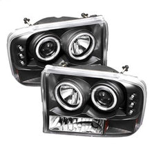 Load image into Gallery viewer, Ford-F250-Super-Duty-99-04-Projector-Version-2-Ccfl-Halo-Led-Blk-Pro-Yd-Ff25099-1P-G2-Ccfl-Bk