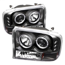 Load image into Gallery viewer, Ford-F250-Super-Duty-99-04-Projector-Version-2-Led-Halo-Led-Blk-Pro-Yd-Ff25099-1P-G2-Bk