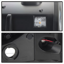 Ford-F250350450-05-07-Projector-Headlights---Light-Bar-Drl-Led---Black-Pro-Yd-Fs05v2-Lb-Bk