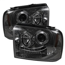 Load image into Gallery viewer, Ford-F250350450-Super-Duty-05-07-Projector-Headlights-Led-Halo--Led-Smke-Pro-Yd-Fs05-Hl-Sm