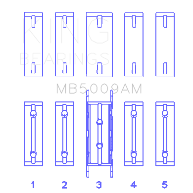 Ford-Fiesta-1.25I-(ZetecEcoboost-1.6)-(Size-0.50Mm)-Main-Bearing-Set