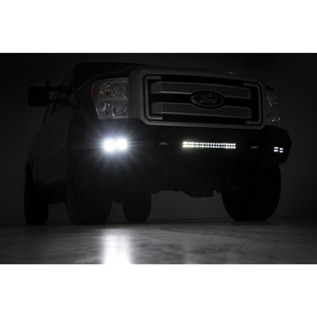 Ford-Heavy-Duty-Front-Led-Bumper-11-16-F-250F-350-Rough-Country
