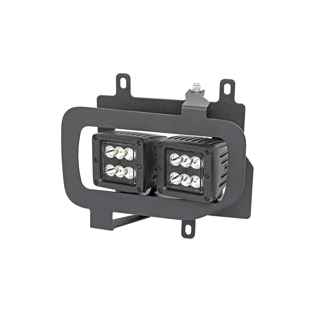 Ford-Led-Fog-Light-Kit-Black-Series-W-Spot-Beam-15-19-F-150-Rough-Country
