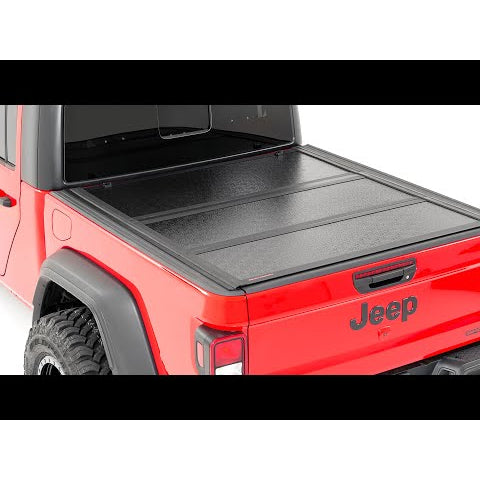 Ford-Low-Profile-Hard-Tri-Fold-Tonneau-Cover-19-20-Ranger-5-Foot-Bed-Rough-Country