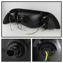 Load image into Gallery viewer, Ford-Mustang-87-93-1Pc-Led-(Replaceable-Leds)Crystal-Headlights-Black-Hd-Yd-Fm87-1Pc-Led-Bk