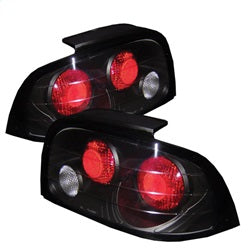 Ford-Mustang-96-98-Euro-Style-Tail-Lights-Black-Alt-Yd-Fm96-Bk