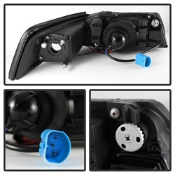 Ford-Mustang-99-04-Projector-Headlights-Led-Halo-Chrome-High-H1-Low-H1-Pro-Yd-Fm99-1Pc-Am-C