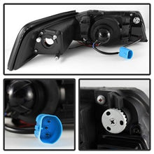 Load image into Gallery viewer, Ford-Mustang-99-04-Projector-Headlights-Led-Halo-Chrome-High-H1-Low-H1-Pro-Yd-Fm99-1Pc-Am-C