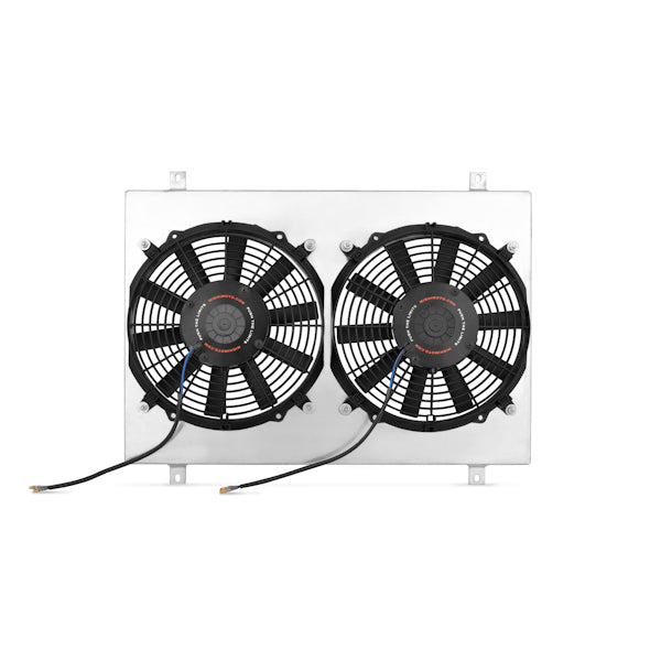 Ford-Mustang-Performance-Aluminum-Radiator-Fan-Shroud-Kit,-1979-1993,-Polished
