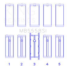 Load image into Gallery viewer, Ford-R6a114Ci-1.9L121Ci-2.0L-(Size-0.75Mm)-Main-Bearing-Set
