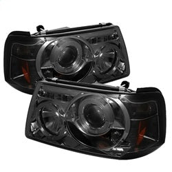 Ford-Ranger-01-11-1Pc-Projector-Headlights-Led-Halo-Led-Smke-Pro-Yd-Fr01-1Pc-Hl-Sm