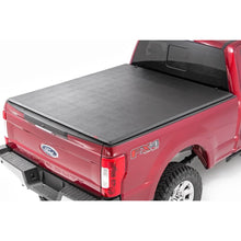Load image into Gallery viewer, Ford-Soft-Tri-Fold-Bed-Cover-99-16-F-250350-6-Foot-5-Inch-Bed-WO-Cargo-Mgmt-Rough-Country