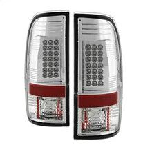 Load image into Gallery viewer, Ford-Super-Duty-08-15-Led-Tail-Lights-Chrome-Alt-Yd-Fs07-Led-C