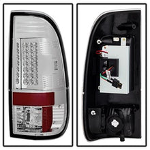 Load image into Gallery viewer, Ford-Super-Duty-08-15-Led-Tail-Lights-Chrome-Alt-Yd-Fs07-Led-C