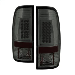 Ford-Super-Duty-08-15-Led-Tail-Lights-Smoke-Alt-Yd-Fs07-Led-Sm