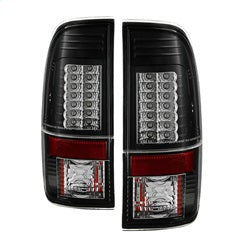 Ford-Super-Duty-08-15-Version-2-Led-Tail-Lights-Black-Alt-Yd-Fs07-Led-G2-Bk