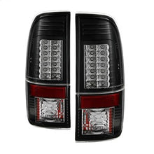 Load image into Gallery viewer, Ford-Super-Duty-08-15-Version-2-Led-Tail-Lights-Black-Alt-Yd-Fs07-Led-G2-Bk