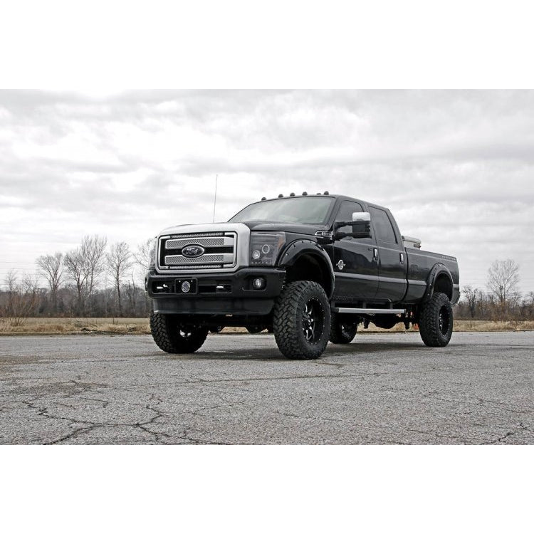 Ford-Super-Duty-30-Inch-Black-Series-Cree-Led-Grille-Kit-WCool-White-Drl-(Single)-Rough-Country