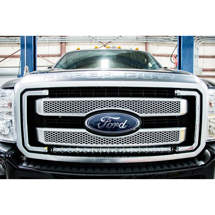 Ford-Super-Duty-30-Inch-Black-Series-Cree-Led-Grille-Kit-WCool-White-Drl-(Single)-Rough-Country