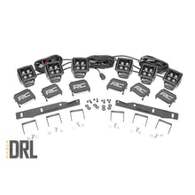 Load image into Gallery viewer, Ford-Triple-Led-Fog-Light-Kit-Black-Series-WAmber-Drl-17-19-F-150-Raptor-Rough-Country