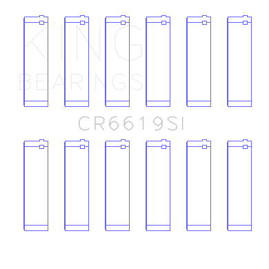 Ford-V6-(Size-0.50Mm)-Connecting-Rod-Bearing-Set