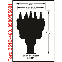 Load image into Gallery viewer, Ford-V8-351C-460-Billet-Distributor,-Steel-Gear