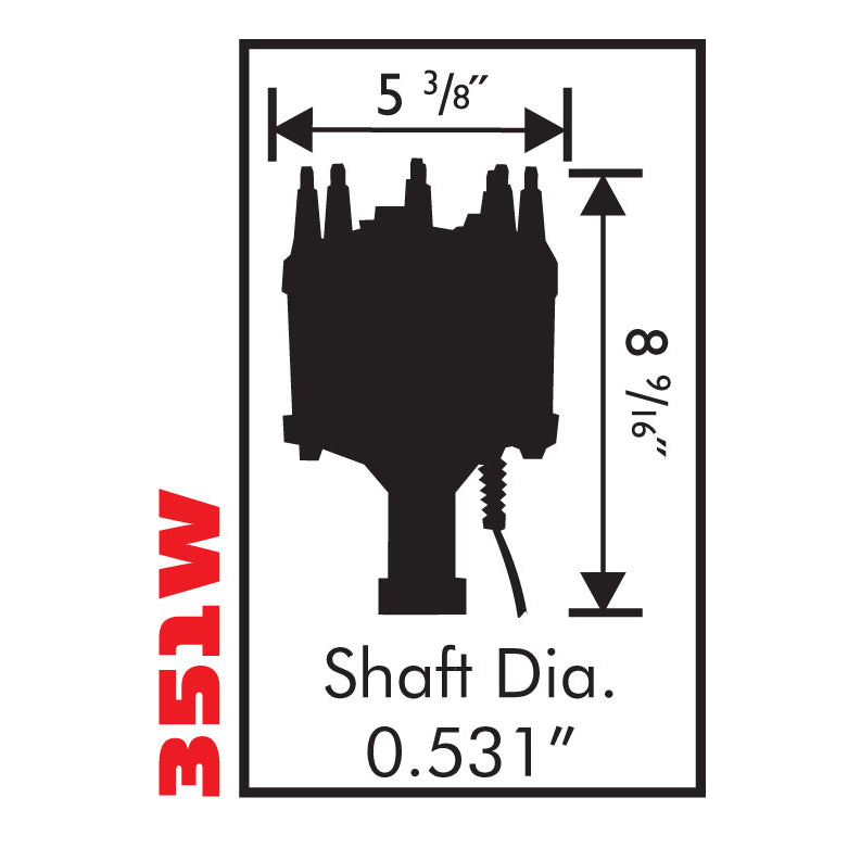 Ford-V8-351W-Billet-Distributor